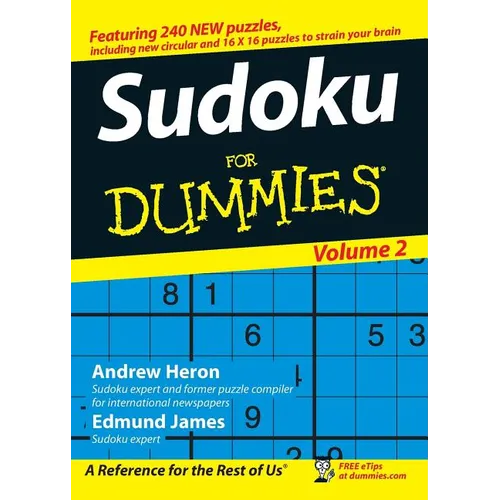 Sudoku For Dummies, Volume 2 - Paperback