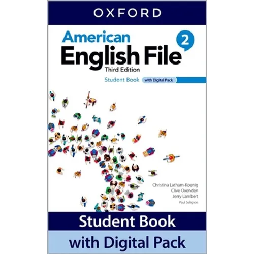 American English File 3e Student Book Level 2 Digital Pack - Paperback
