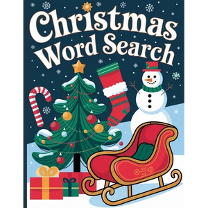 Christmas Word Search Book: Word Find Book for Christmas, Holiday Word Search Books, Family Word Search Book, Fun Activity Book for Adults - Paperback
