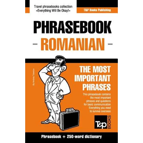 English-Romanian phrasebook and 250-word mini dictionary - Paperback