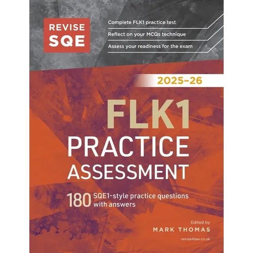 Revise SQE FLK1 Practice Assessment 2025-26 - Paperback