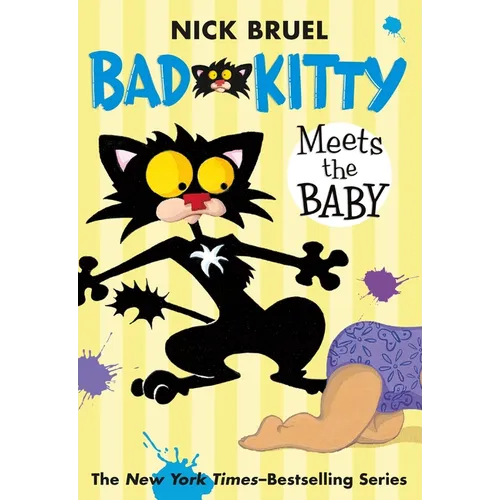 Bad Kitty Meets the Baby (Paperback Black-And-White Edition) - Paperback