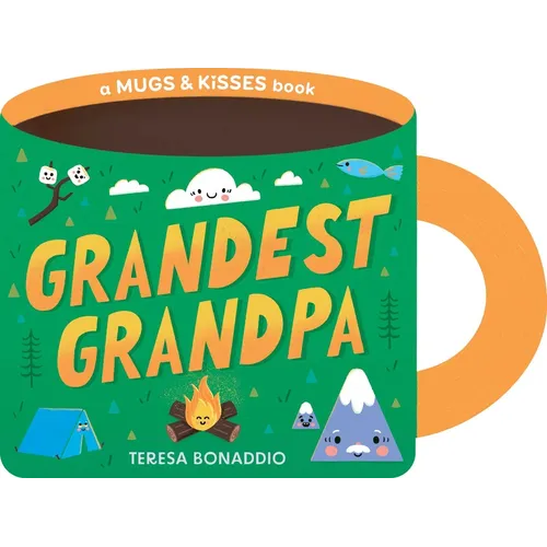 Grandest Grandpa (a Mugs & Kisses Shaped Board Book for Toddlers) - Board Book