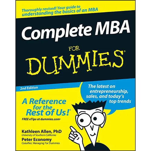 Complete MBA for Dummies - Paperback