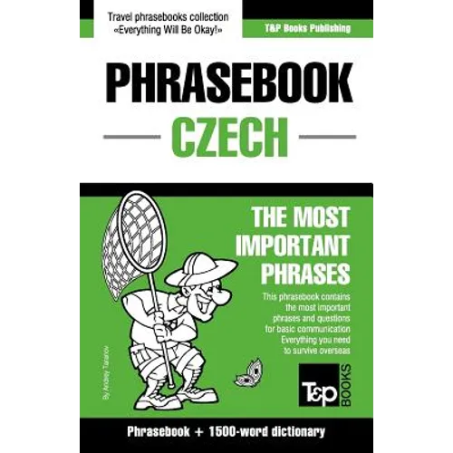 English-Czech phrasebook and 1500-word dictionary - Paperback