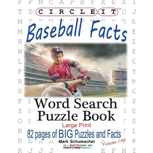 Circle It, Baseball Facts, Word Search, Puzzle Book - Paperback