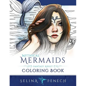 Mythical Mermaids - Fantasy Adult Coloring Book - Paperback
