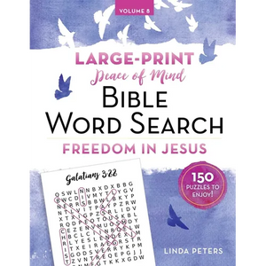 Peace of Mind Bible Word Search Freedom in Jesus - Paperback