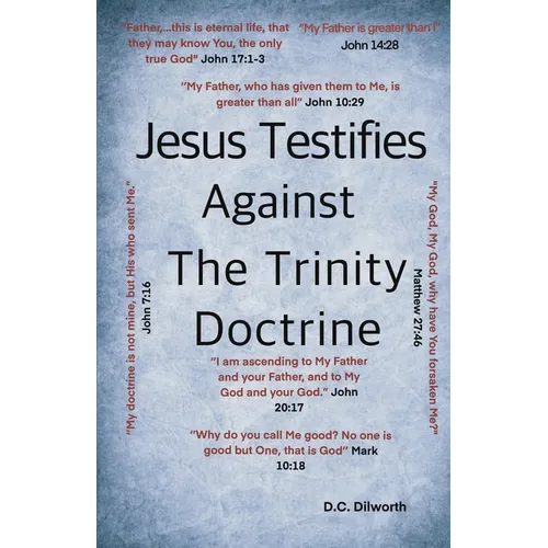 Jesus Testifies Against The Trinity Doctrine - Paperback