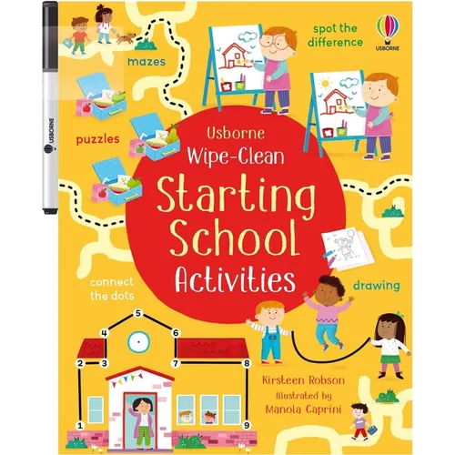 Wipe-Clean Starting School Activities - Paperback