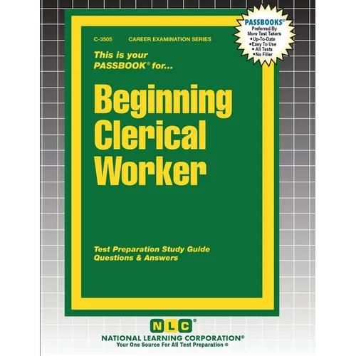Beginning Clerical Worker - Paperback