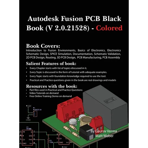 Autodesk Fusion PCB Black Book (2.0.21528): - Colored Feb. 2025 - Hardcover