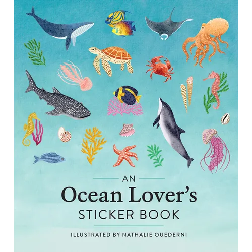 An Ocean Lover's Sticker Book - Hardcover