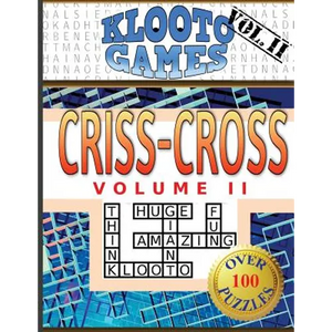 KLOOTO Games CrissCross Volume II - Paperback