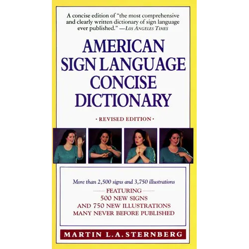 American Sign Language Concise Dictionary: Revised Edition - Paperback