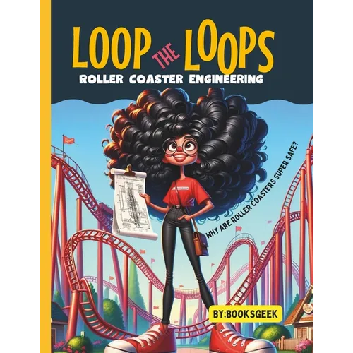 Loop The Loops of Roller Coasters: Roller Coaster Engineering Book for Kids Explain all the Design and Construction Steps for Real Roller Coasters Str - Paperback