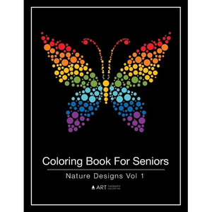 Coloring Book For Seniors: Nature Designs Vol 1 - Paperback