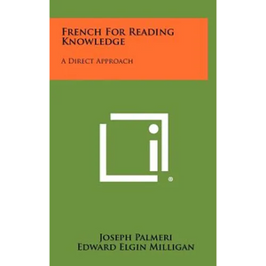 French for Reading Knowledge: A Direct Approach - Hardcover