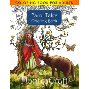 Coloring Book for Adults: Fairy Tales Coloring Book: Stress Relieving Designs for Adults Relaxation - Paperback