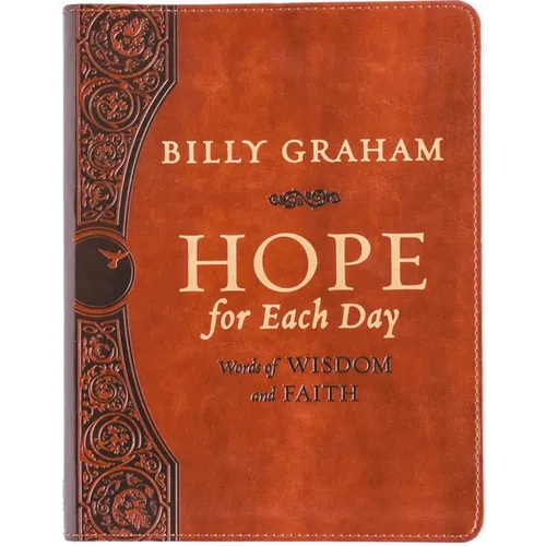 Hope for Each Day Large Deluxe: Words of Wisdom and Faith (a 365-Day Devotional) - The Perfect Father's Day Gift for Christian Dads - Imitation Leather