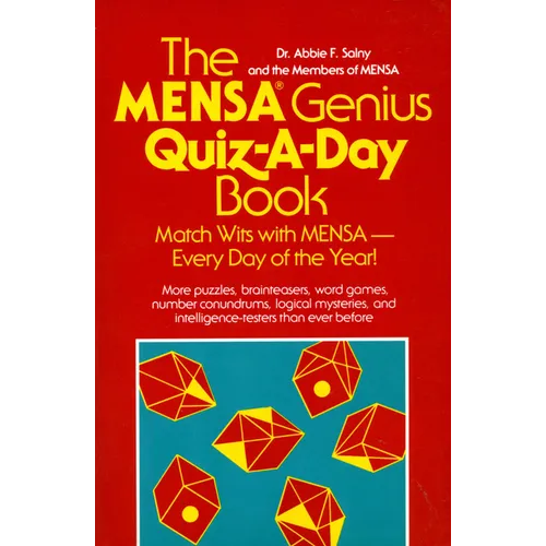 The Mensa Genius Quiz-A-Day Book - Paperback