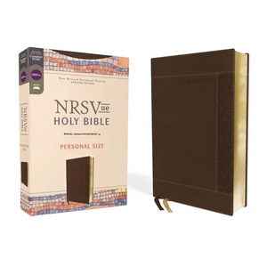 Nrsvue, Holy Bible, Personal Size, Leathersoft, Brown, Comfort Print - Imitation Leather