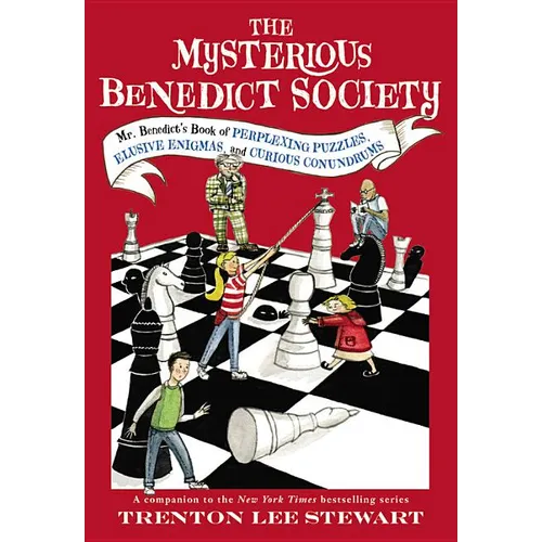 The Mysterious Benedict Society: Mr. Benedict's Book of Perplexing Puzzles, Elusive Enigmas, and Curious - Paperback
