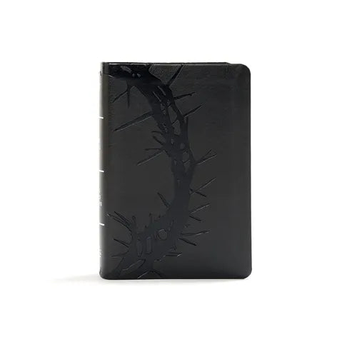 KJV Large Print Compact Reference Bible, Charcoal Leathertouch - Imitation Leather