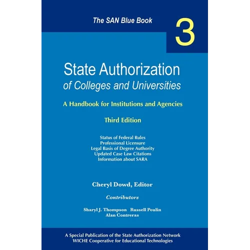 State Authorization of Colleges and Universities - Paperback