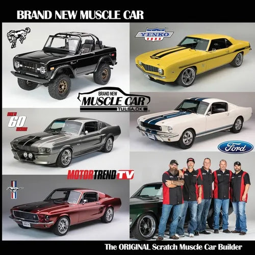 BRAND NEW MUSCLE CAR - The ORIGINAL Scratch Muscle Car Builder - Paperback