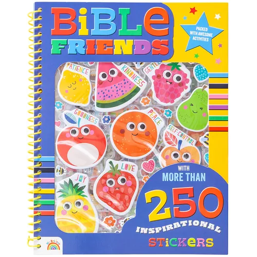 Bible Friends Sticker Activity Book - Spiral