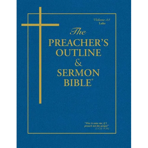 Preacher's Outline & Sermon Bible-KJV-Luke - Paperback