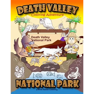 Death Valley National Park Coloring Adventure - Paperback