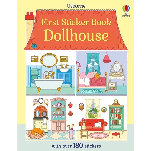 First Sticker Book Dollhouse - Paperback