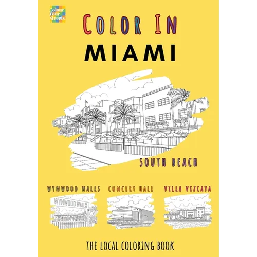 Miami Coloring Book - Paperback
