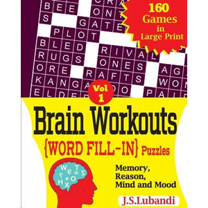 Brain Workouts (WORD FILL-IN) Puzzles - Paperback