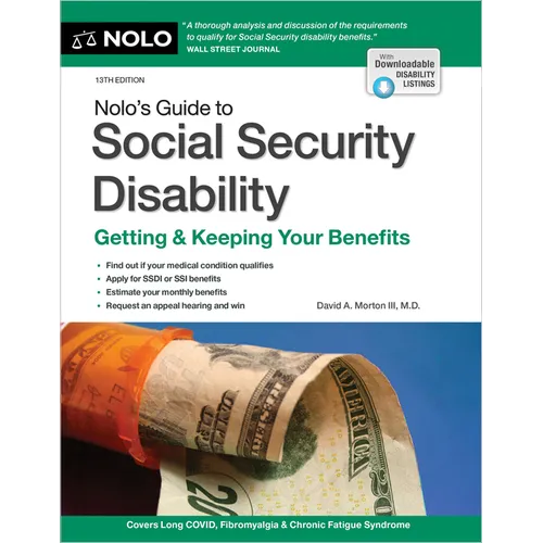 Nolo's Guide to Social Security Disability: Getting & Keeping Your Benefits - Paperback