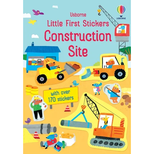 Little First Stickers Construction Site - Paperback
