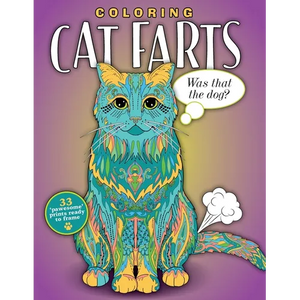 Coloring Cat Farts: A Funny and Irreverent Coloring Book for Cat Lovers (for all ages) - Paperback