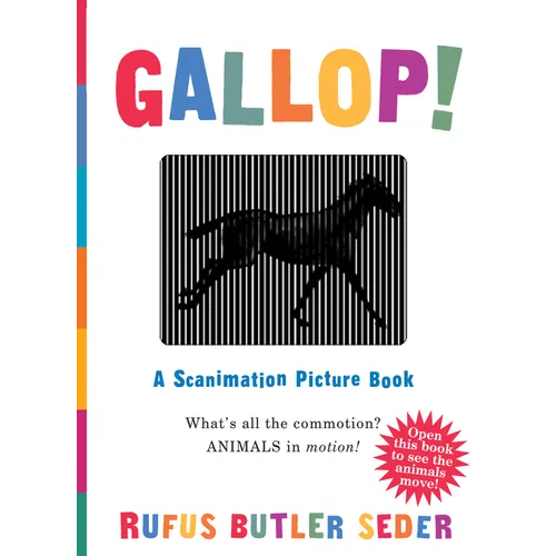 Gallop!: A Scanimation Picture Book - Hardcover