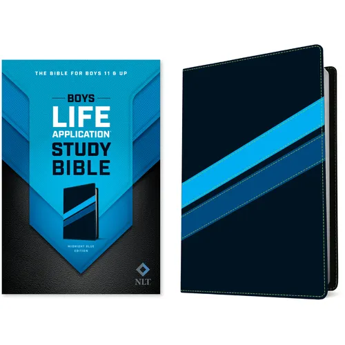 Boys Life Application Study Bible NLT, Tutone - Imitation Leather