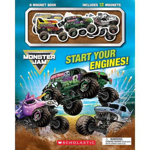 Monster Jam: Start Your Engines! a Magnet Book - Paperback