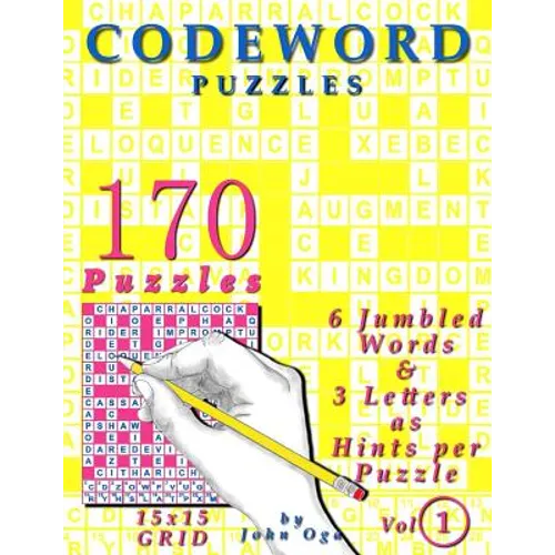 Codeword Puzzles: 170 Puzzles, Volume 1 - Paperback