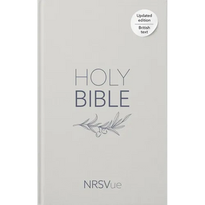 Nrsvue Holy Bible, Pale Grey Hardback, Olive Illustration, Navy Ribbon Marker, British Text, Nrsvue New Revised Standard Version Updated Edition, Hard - Hardcover
