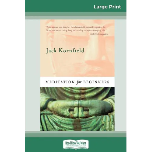 Meditation For Beginners (16pt Large Print Edition) - Paperback