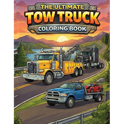 The Ultimate Tow Truck Coloring Book - Paperback