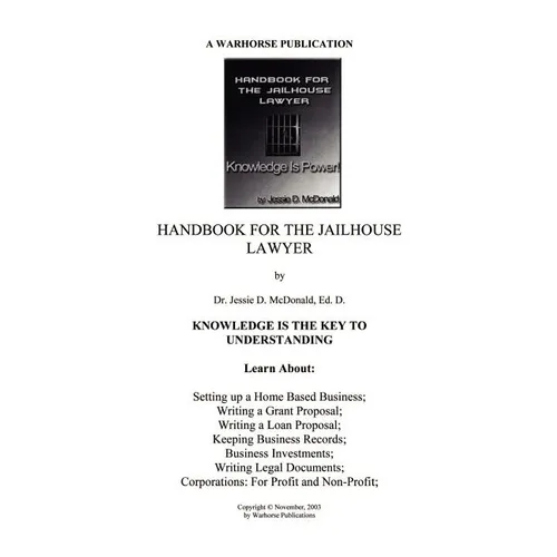 Handbook for Jailhouse Lawyers - Paperback