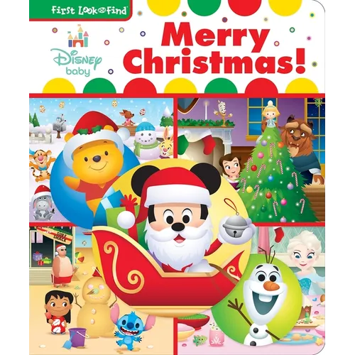 Disney Baby: Merry Christmas! First Look and Find - Board Book