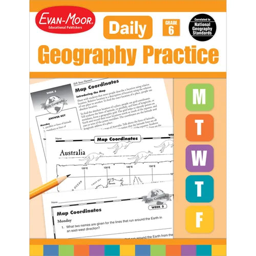 Daily Geography Practice: Grade 6 - Paperback