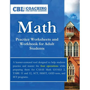 Math Practice Worksheets and Workbook for Adult Students - Paperback